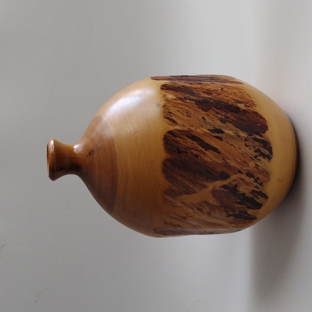 Vase made of sandalwood by Adam Lockyer S